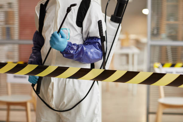 Professional Biohazard technician working in Boynton Beach, FL